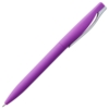 Ручка шариковая Pin Soft Touch, фиолетовая (Изображение 3)
