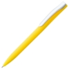 Ручка шариковая Pin Soft Touch, желтая (Изображение 1)