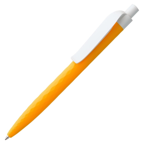 Ручка шариковая Prodir QS01 PMP-P, оранжевая с белым (Изображение 1)