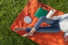 Плед для пикника Comfy, оранжевый (Изображение 10)