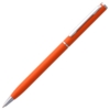 Ручка шариковая Hotel Chrome, ver.2, матовая оранжевая (Изображение 1)