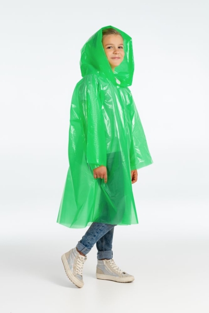 Дождевик-плащ детский BrightWay Kids, зеленый (Изображение 6)