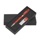 Набор ручка + флеш-карта 16Гб в футляре (красный)