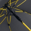 Зонт-трость с цветными спицами Color Style, желтый (Изображение 2)
