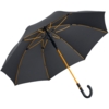 Зонт-трость с цветными спицами Color Style, оранжевый (Изображение 1)