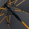 Зонт-трость с цветными спицами Color Style, оранжевый (Изображение 2)