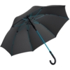Зонт-трость с цветными спицами Color Style, бирюзовый (Изображение 2)