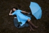 Зонт-трость Promo, голубой (Изображение 5)