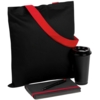 Набор Velours Bag, черный с красным (Изображение 1)