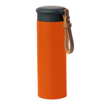 Термос вакуумный STRIPE, оранжевый, нержавеющая сталь, 450 мл