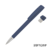 Ручка с флеш-картой USB 16GB «TURNUSsoftgrip M» (темно-синий) (Изображение 1)