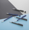 Ручка с флеш-картой USB 16GB «TURNUSsoftgrip M» (темно-синий) (Изображение 2)