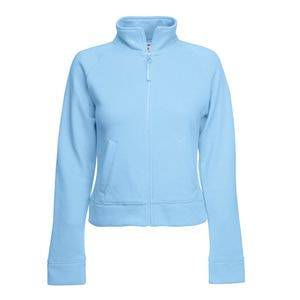 Толстовка "Lady-Fit Sweat Jacket", небесно-голубой_XL, 75% х/б, 25% п/э, 280 г/м2 (Изображение 1)