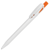 TWIN, ручка шариковая, оранжевый/белый, пластик (Изображение 1)