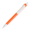 Ручка шариковая FORTE NEON, неоновый оранжевый/белый, пластик (Изображение 1)