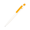 MIR, ручка шариковая, желтый/белый, пластик (Изображение 1)