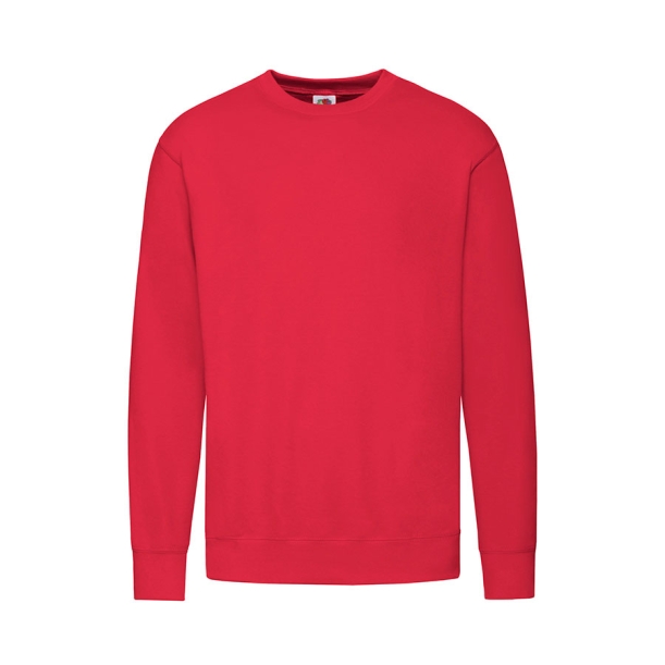 Толстовка мужская без начеса "Lightweight Set-in Sweat", красный, S, 80% х/б 20% полиэстер, 240 г/м2 (Изображение 1)