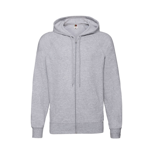 Толстовка без начеса "Lightweight Hooded Sweat",  серый, S, 80% х/б 20% полиэстер, 240 г/м2 (Изображение 1)