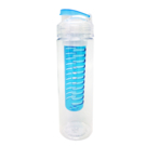 Бутылка для воды &quot;Fruits&quot; 700 мл с емкостью для фруктов (синий/прозрачный)