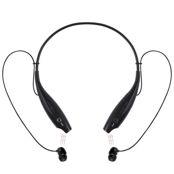 Bluetooth наушники stereoBand Ver.2, черные (Изображение 3)