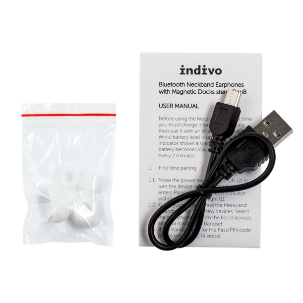 Bluetooth наушники stereoBand Ver.2, черные (Изображение 4)