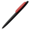 Ручка шариковая Prodir DS5 TRR-P Soft Touch, черная с красным (Изображение 1)