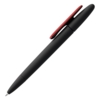 Ручка шариковая Prodir DS5 TRR-P Soft Touch, черная с красным (Изображение 2)