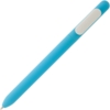 Ручка шариковая Swiper Soft Touch, голубая с белым (Изображение 2)
