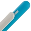 Ручка шариковая Swiper Soft Touch, голубая с белым (Изображение 4)