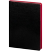 Ежедневник Slip, недатированный, черный с красным, с белой бумагой (Изображение 1)
