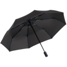 Зонт складной AOC Mini с цветными спицами, темно-синий