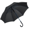 Зонт-трость с цветными спицами Color Style, синий с черной ручкой (Изображение 1)