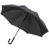Зонт-трость с цветными спицами Color Style, синий с черной ручкой (Изображение 2)