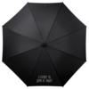 Зонт-трость «А голову ты дома не забыл», черный (Изображение 1)