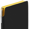 Ежедневник Flexpen Black, недатированный, черный с желтым (Изображение 3)