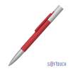 Ручка шариковая "Clas", покрытие soft touch (красный) (Изображение 1)