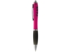 Ручка пластиковая шариковая Nash (черный/розовый) синие чернила (Изображение 3)