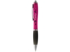 Ручка пластиковая шариковая Nash (черный/розовый) черные чернила (Изображение 4)