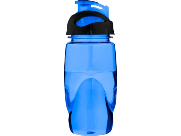 Бутылка спортивная Gobi (черный/синий прозрачный) 