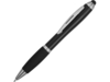 Ручка-стилус шариковая Nash (черный) синие чернила (Изображение 1)