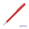 Ручка шариковая BOA SOFTTOUCH M, покрытие soft touch (красный) (Изображение 1)