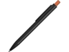 Ручка металлическая шариковая Blaze (черный/оранжевый)  (Изображение 2)