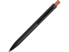 Ручка металлическая шариковая Blaze (черный/оранжевый)  (Изображение 3)