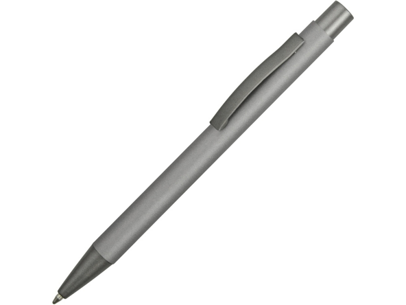 Ручка металлическая soft-touch шариковая Tender (серый)  (Изображение 1)