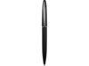 Ручка пластиковая шариковая Империал (серебристый/черный глянцевый)  (Изображение 2)