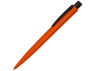 Ручка шариковая металлическая Lumos M soft-touch (черный/оранжевый) 