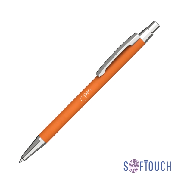 Ручка шариковая "Ray", покрытие soft touch (оранжевый) (Изображение 1)