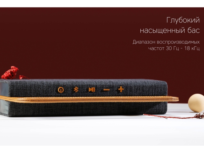 Портативная колонка Mysound BT-27 Brown (черный/коричневый)  (Изображение 6)