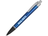 Ручка пластиковая шариковая Glow (черный/синий/серебристый)  (Изображение 1)