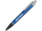 Ручка пластиковая шариковая Glow (черный/синий/серебристый) 